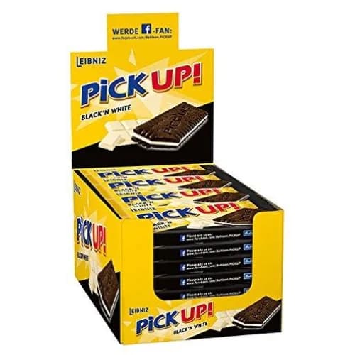 Pick Up Black & White Biscuits 24 x 28 gr