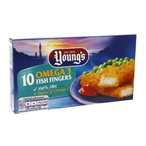 Youngs Omega 3 Fish Fingers 250G