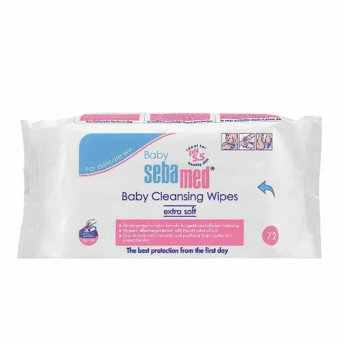 Sebamed Baby Extra Soft Cleansing Wipes for Delicate Skin 72 tissues