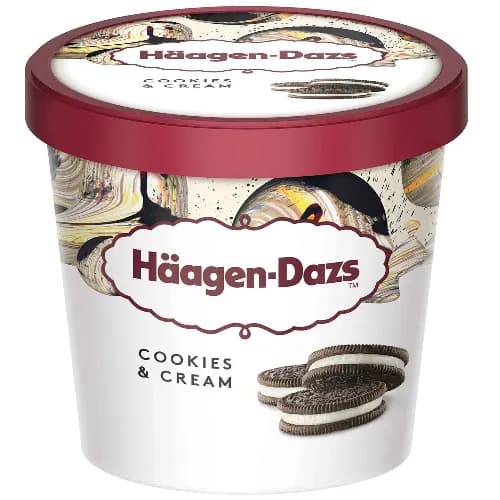 Haagen-Dazs Ice Cream Cookies & Cream 100Ml