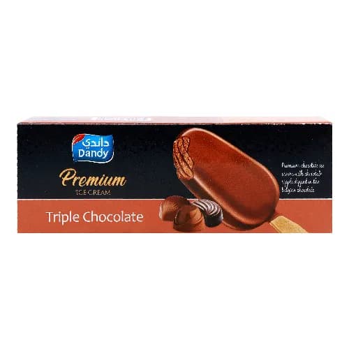 Dandy Triple Chocolate Premium Ice Cream Stick 65 Ml