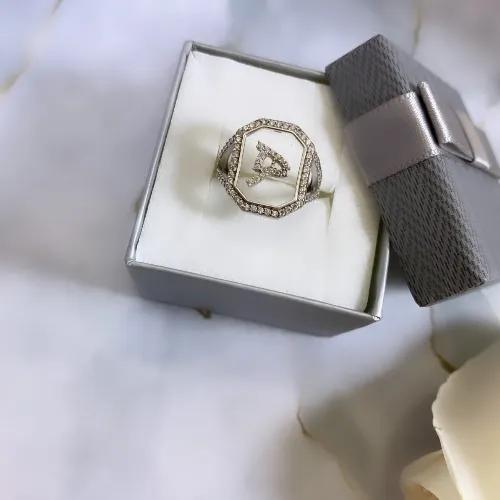 Sterling Silver Letter Ring (Adjustable size) هـ