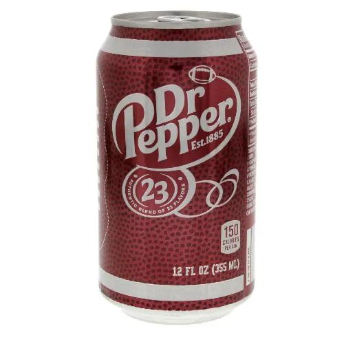 Dr Pepper Authentic Blend of 23 Flavors Cola 355 Ml