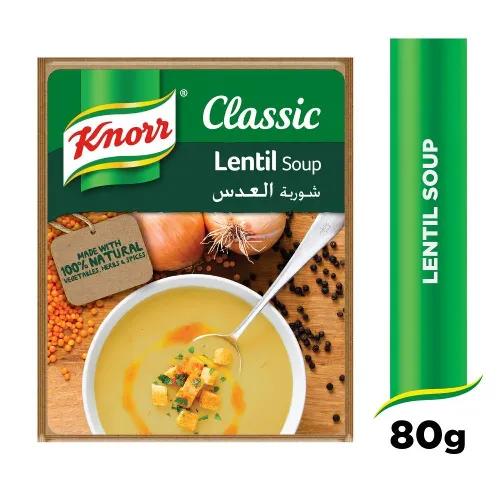 Knorr Packet Soup Lentil 80G