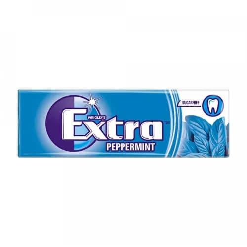 Wrigley's Extra Gum Peppermint Flavor - sugar free 10 per pack