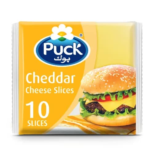 Puck Cheddar Cheese (10 Slices) 200 gr