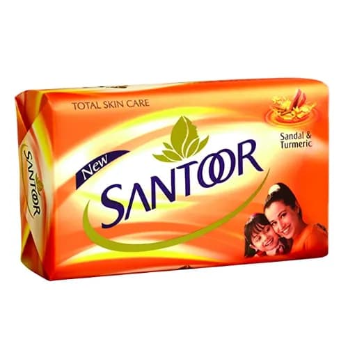 Santoor Total Skin Care Soap Sandal & Turmeric 125 gr