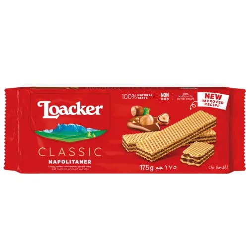 Loacker Wafers With Cocoa & Chocolate Cream Filling 17.2G