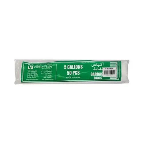 Vibgyor 5 Gallon Garbage Bags 50 per pack