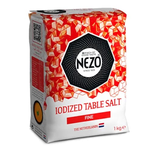 Nezzo Pure Refined Fine Table Iodised Salt 997 gr