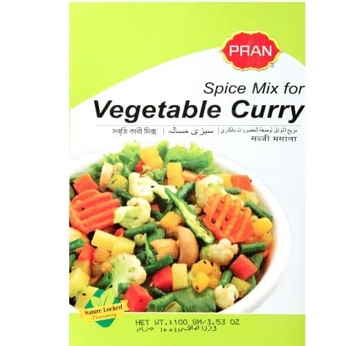 Pran Vegetable Curry Spice Mix 100 gr