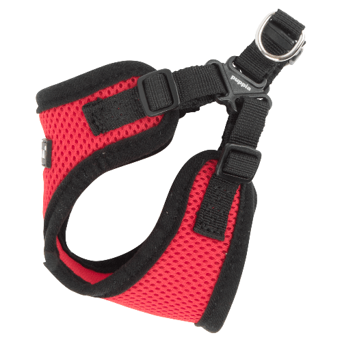 Puppia Soft Harness With ID Tag Red Small \ Medium