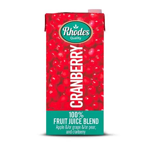 Rhodes Cranberry Fruit Juice 1 L