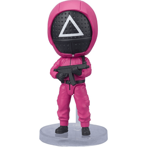 Bandai Squid Game Mini Masked Soldier Figure 9cm Figuarts Statue