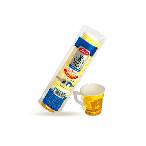 Lulu Paper Cup With Handle 7 Oz 50 Pieces