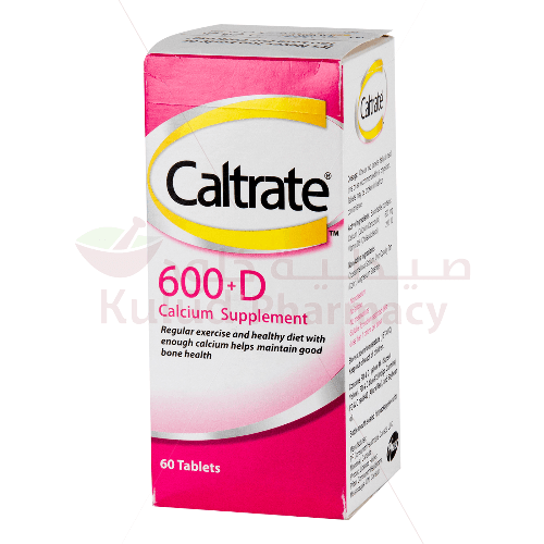 Caltrate 600+D Tab 60'S