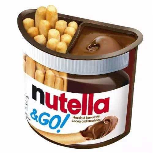 Nutella Ferrero & Go Breadsticks with Hazelnut & Cocoa Spread 52 gr