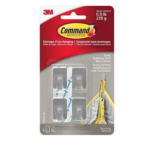 3M Stainless Steel Metal Hooks Small