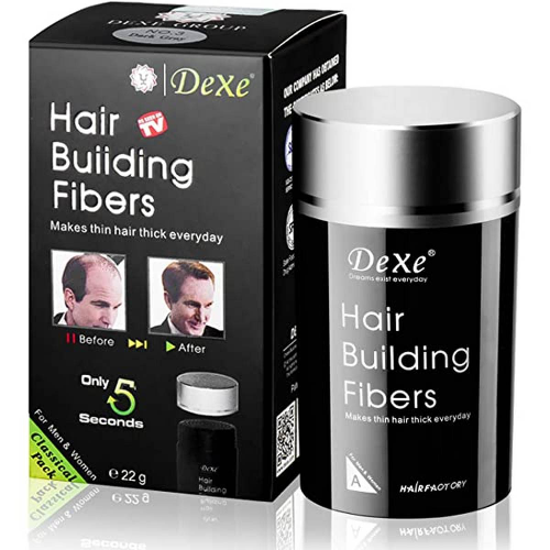 Dexe Hair Building Fibers Light Brown No 5