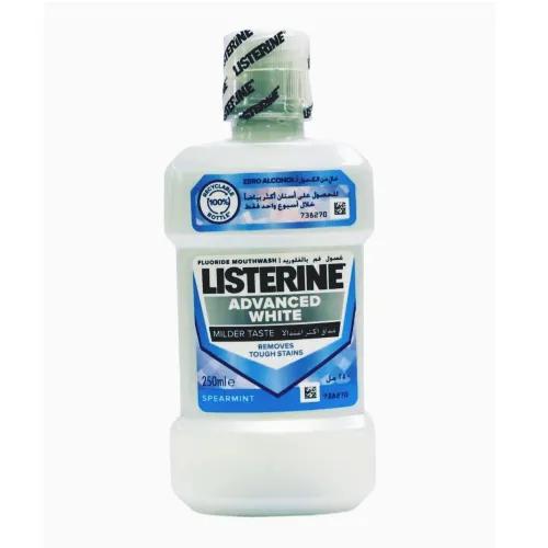 Listerine Advanced White Milder Taste 250Ml