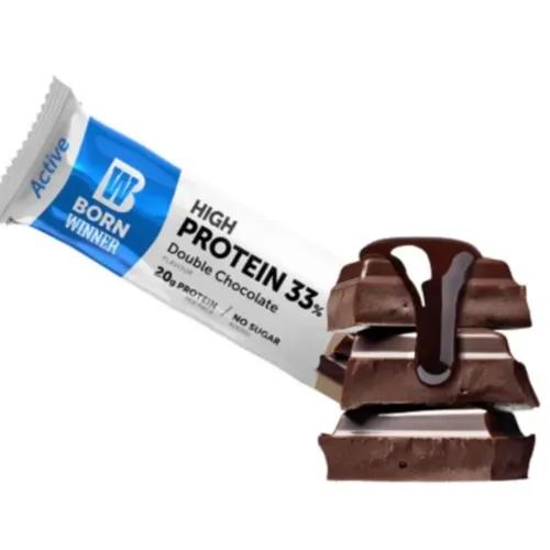 Born Winner Active Protein Bar Double Choc. 30Gm