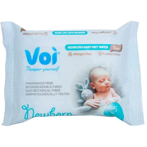 Voi Baby Wet Wipes Newborn 25 Pieces