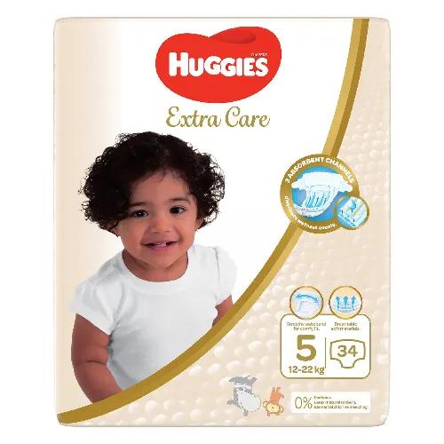 Huggies Extra Care Diaper Size 5 12 - 22kg 34 Pieces