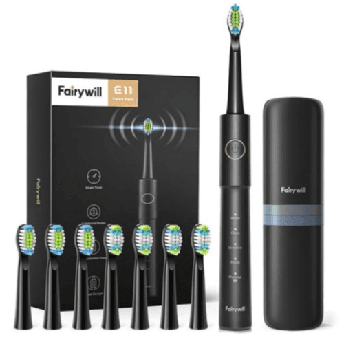 Fairywill Electric Tooth Brush Black E11-B