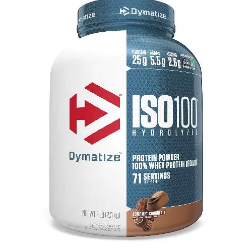 Dymatize Iso100 Whey Protein Powder Isolate 5 Lbs Chocolate