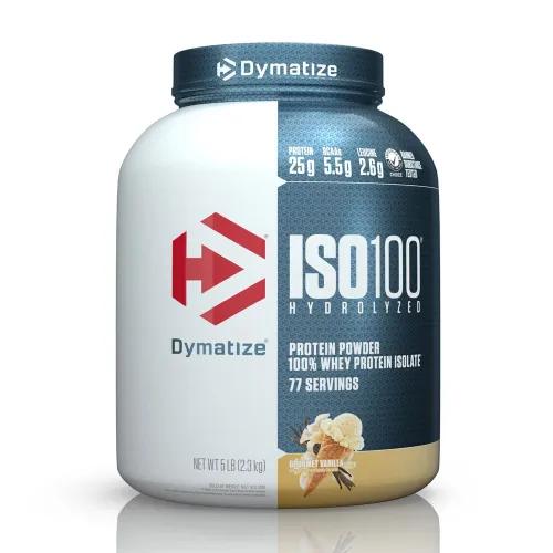 Dymatize Iso100 Whey Protein Powder Isolate 5 Lbs Vanilla