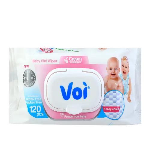 Voi Baby Wet Wipes Cream Lotion 120 Pieces