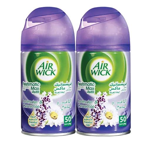 Airwick Freshmatic Automatic Spray Max Refill With Lavender & Camomile Scent 2 x 250ml