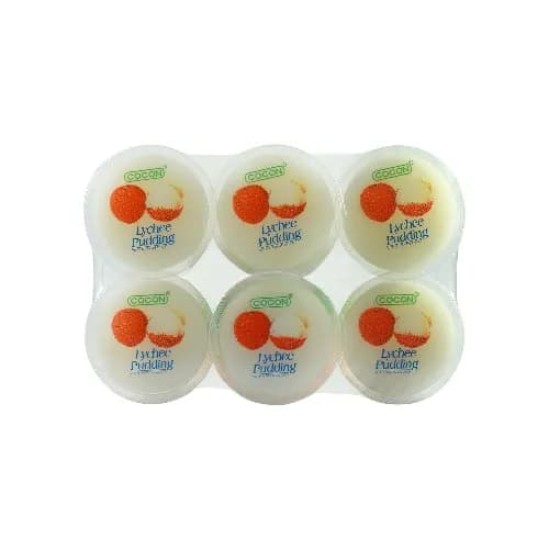 Cocon Lychee Pudding with Nata de Coco 480 Grams