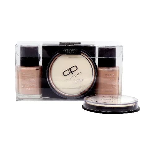 Cp Liquid Foundation 2 X 30Ml + Compact Powder 2 X 12G