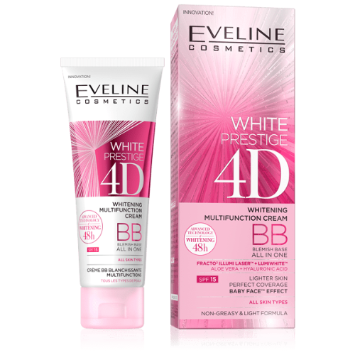 Eveline White Prestige 4D Whitening Multifunction Bb Cream - 50Ml