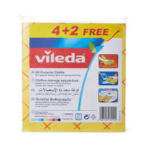 Vileda All Purpuse Cloths 4+2Pcs