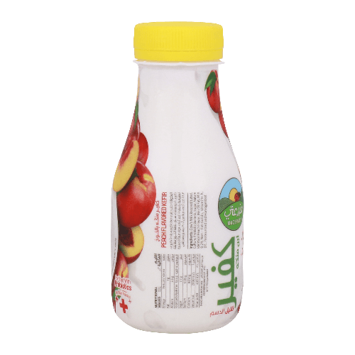 Mazzraty Flavored Kefir Laban Peach Low Fat 240G