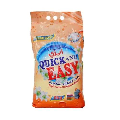 Quick And Easy High Foam Detergent Powder 3 kg