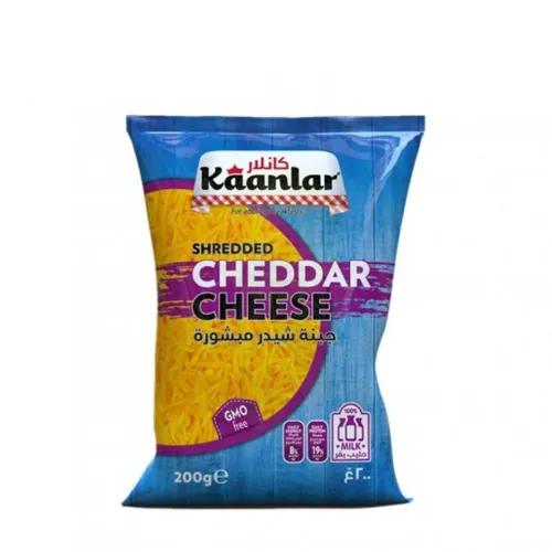 Kaanlar Shredded Cheese Cheddar 200G