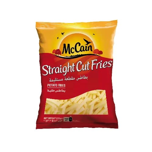 Mccain Straight Cut Potato Fries 2.5Kg