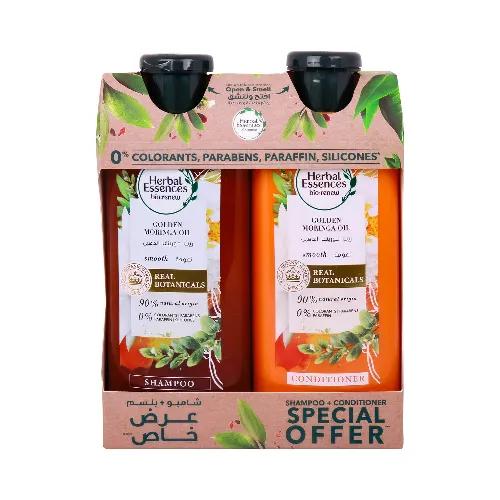 Herbal Essences Shampoo Golden Moringa Oil 400ml + Conditioner 400ml