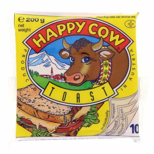 Happy Cow Toast Processed Cheese Slices 200 Grams