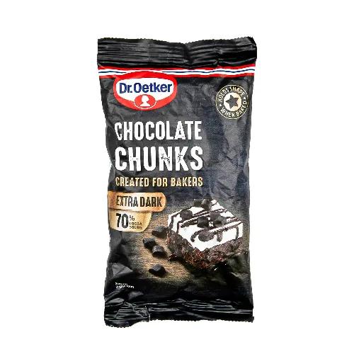 Dr. Oetker Chocolate Chunks Extra Dark 100g