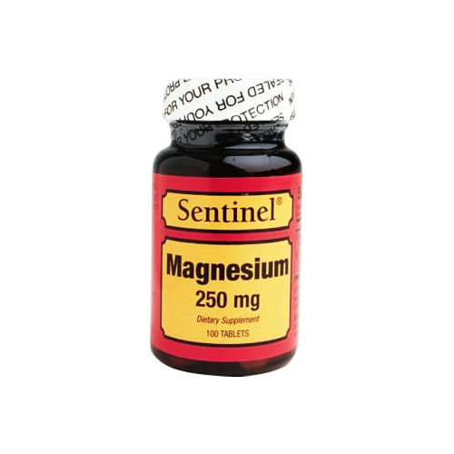 Sentinel Magnesium (250Mg) Tablets - 100'S