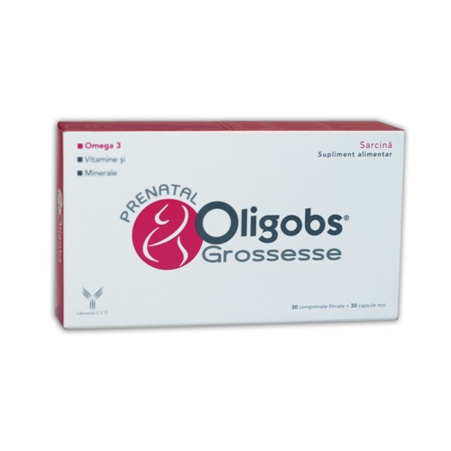 Oligobs Grossesse Prenatal 30 Tab + 30 Cap