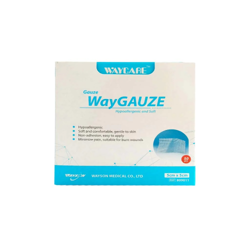 Waycare Gauze Swab 5 * 5 Cm 50 Pieces