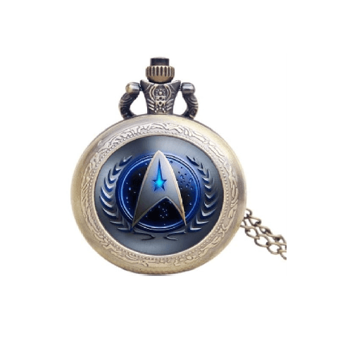 Pocket Watches Necklace (Star Tresk Blue)