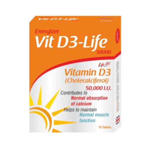 Life On Vitamin D3 50000 Iu Tablet - 15'S