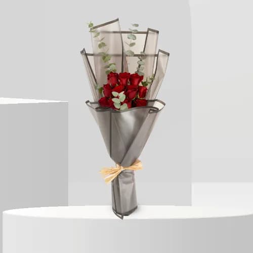 Romantic Crimson Bouquet - B1081