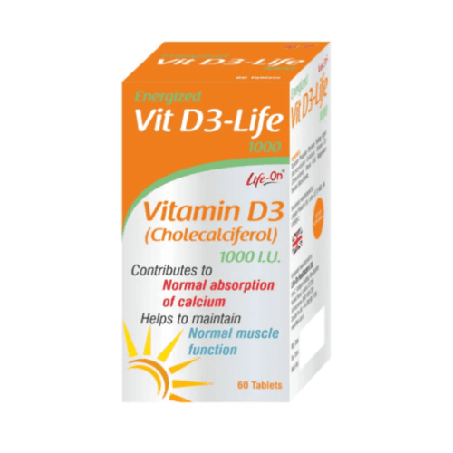 Life On Vitamin D3 1000 Iu Capsule - 60'S